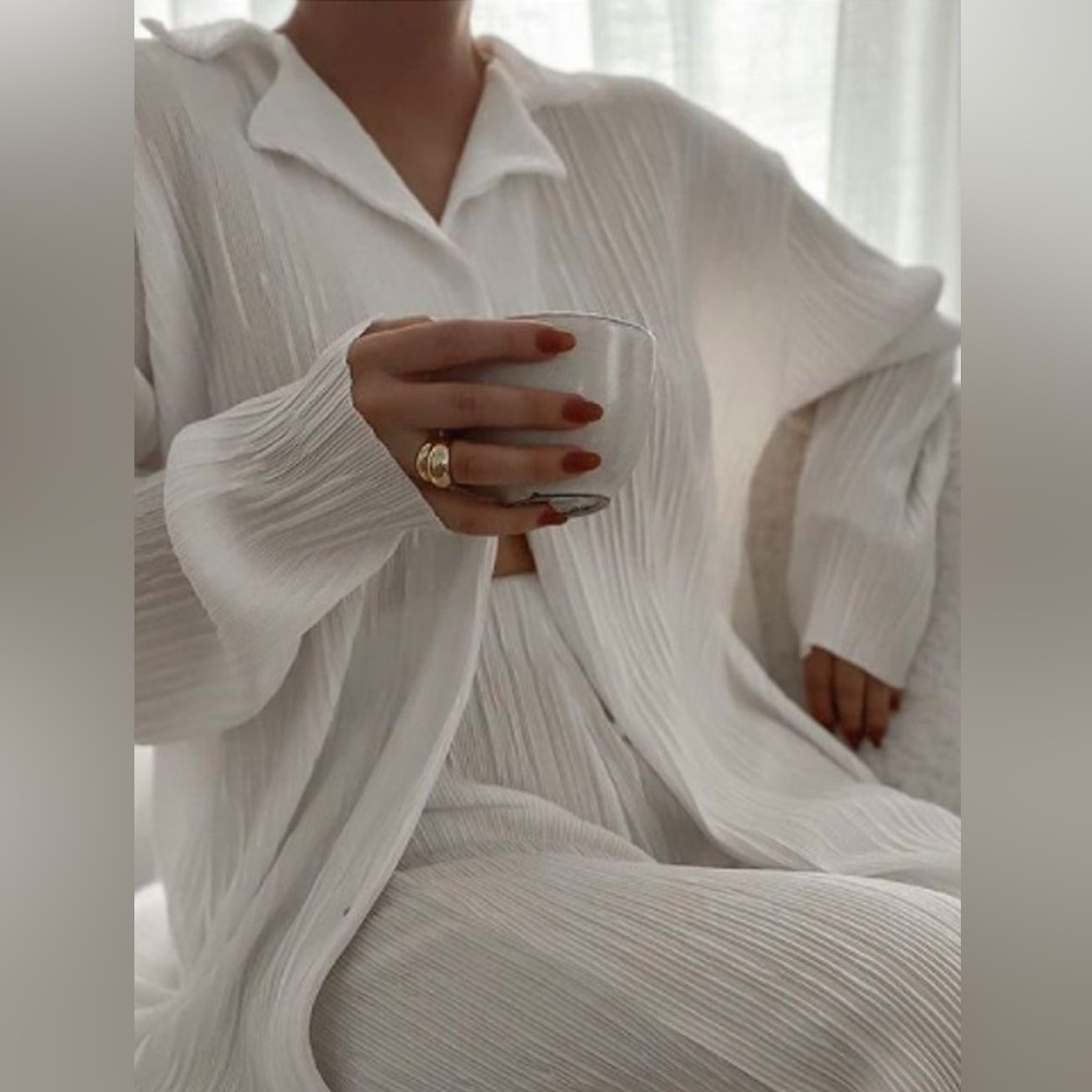 Storets Maria Oversized Plisse Shirt